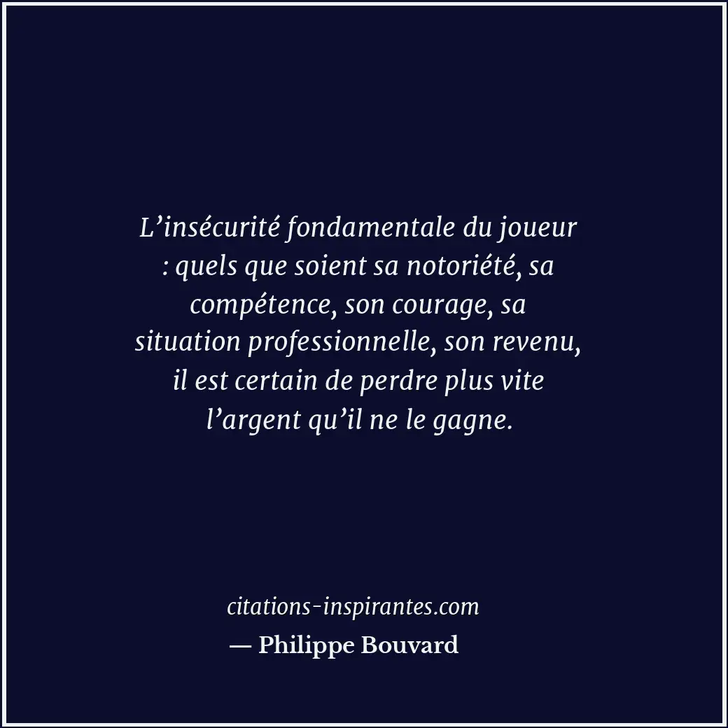 Citation de Philippe Bouvard