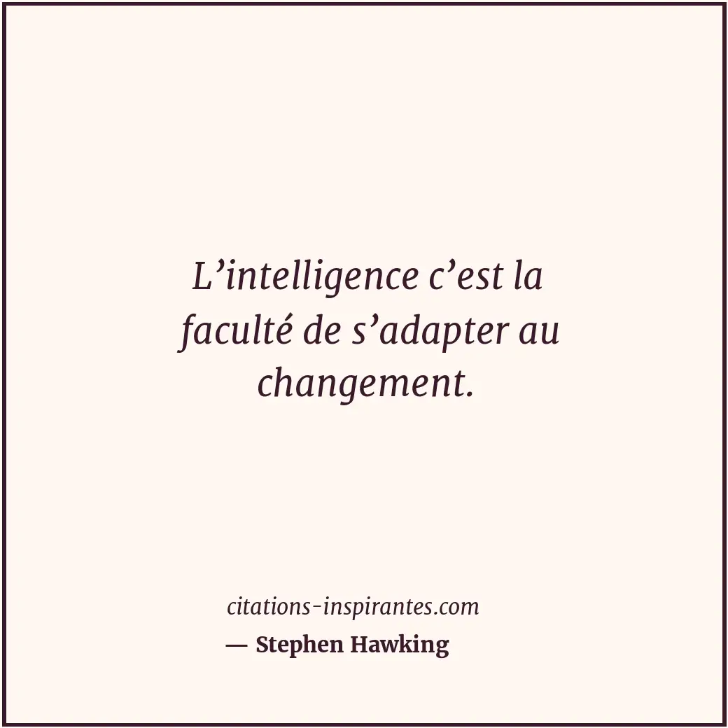 Citation de Stephen Hawking