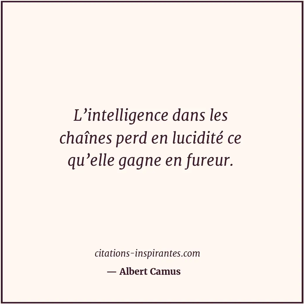 Citation de Albert Camus