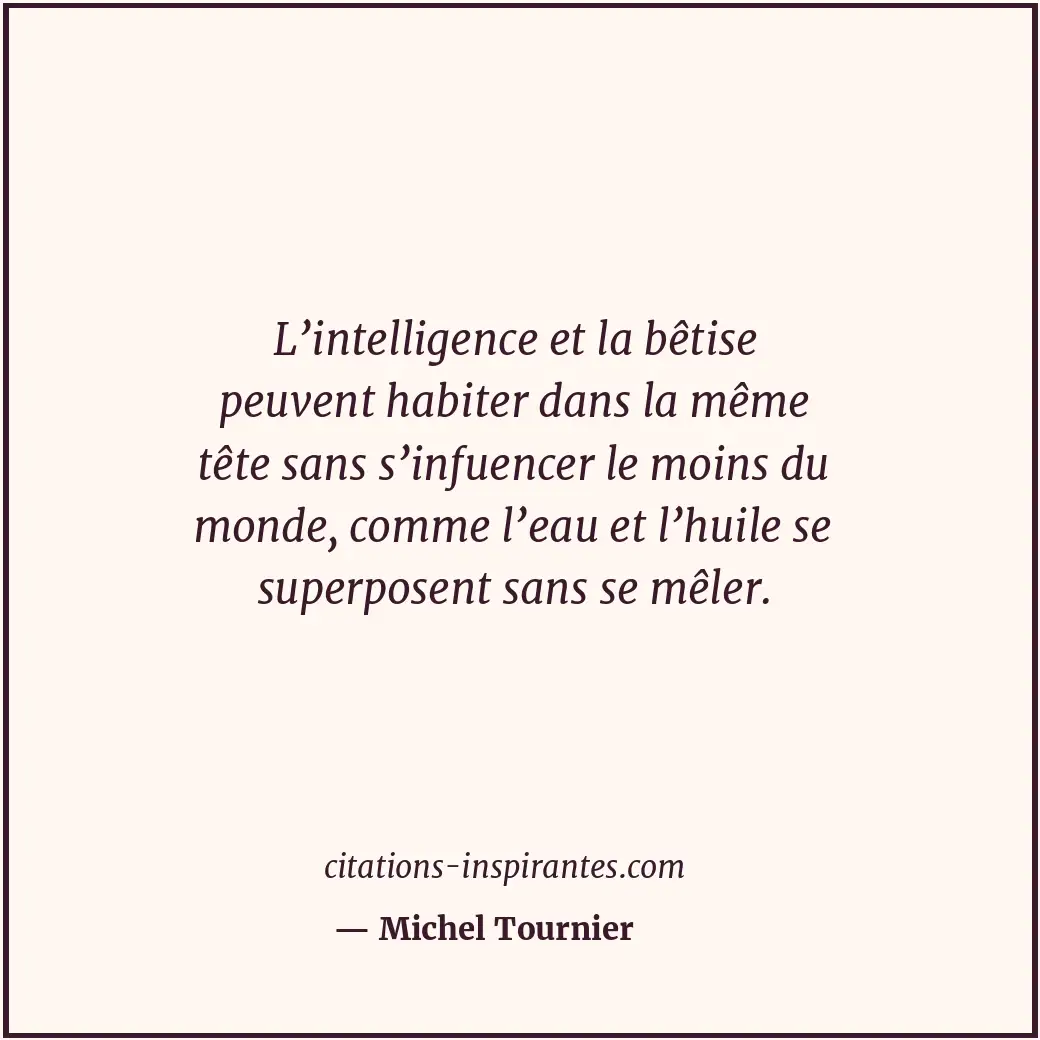 Citation de Michel Tournier
