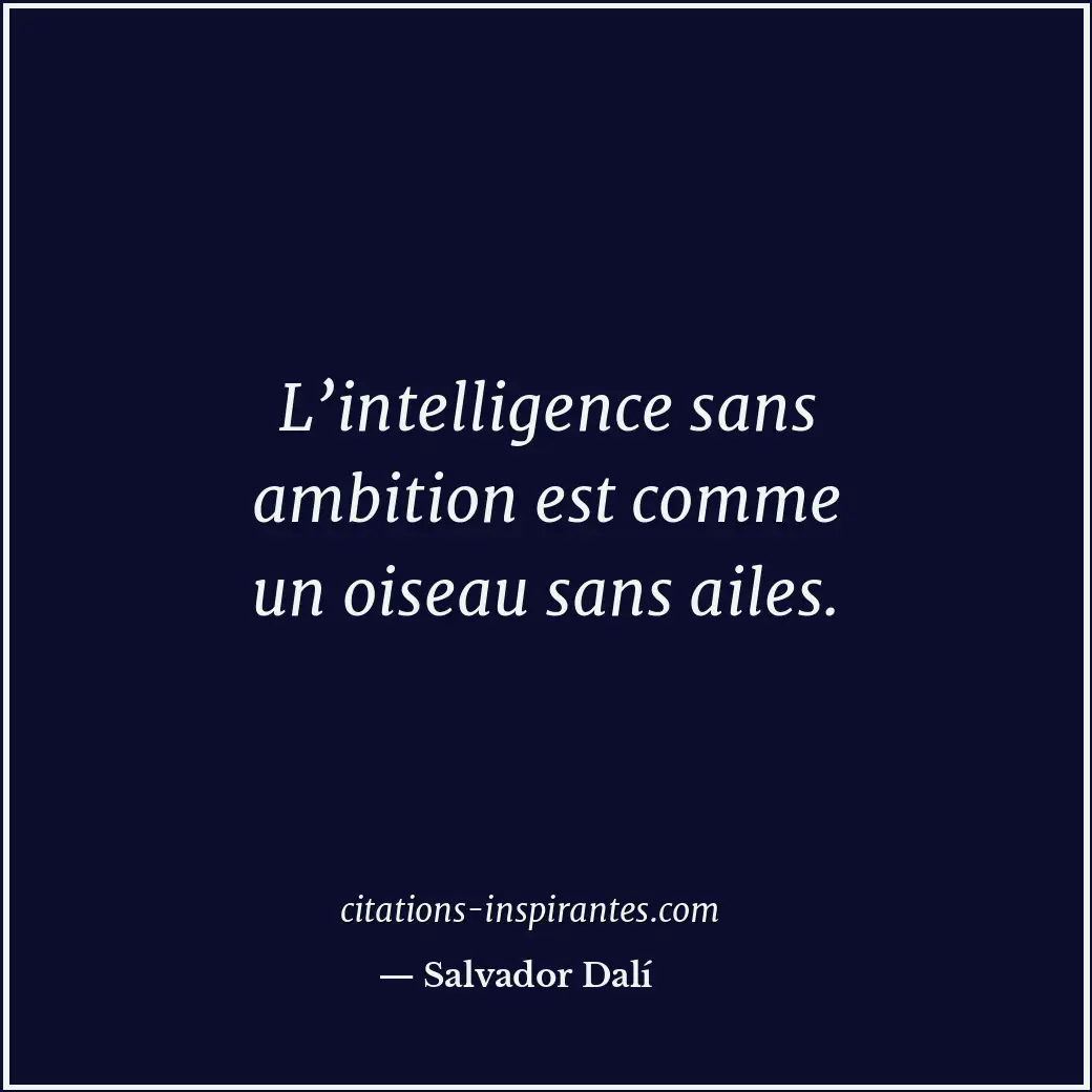 Citation de Salvador Dalí