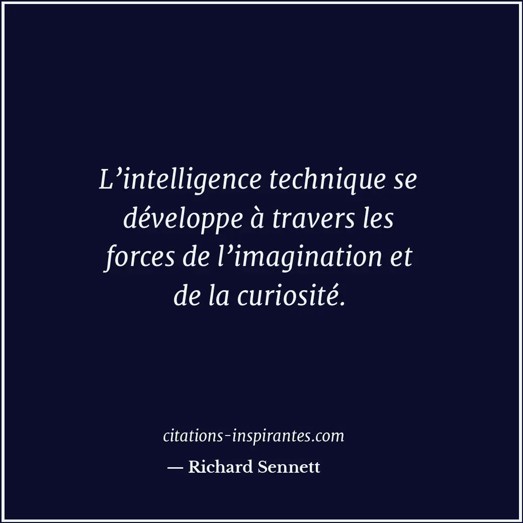 Citation de Richard Sennett