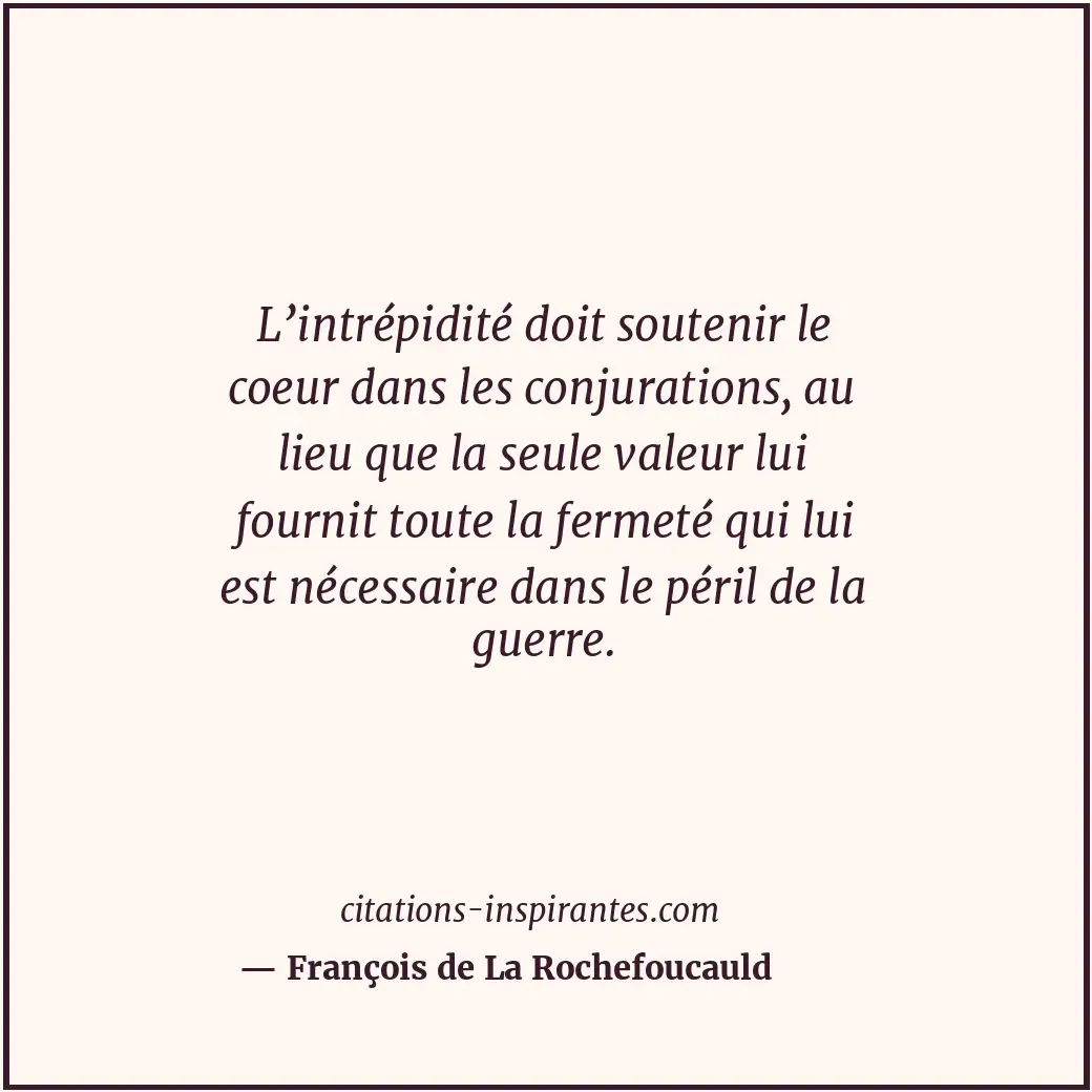 Citation de François de La Rochefoucauld