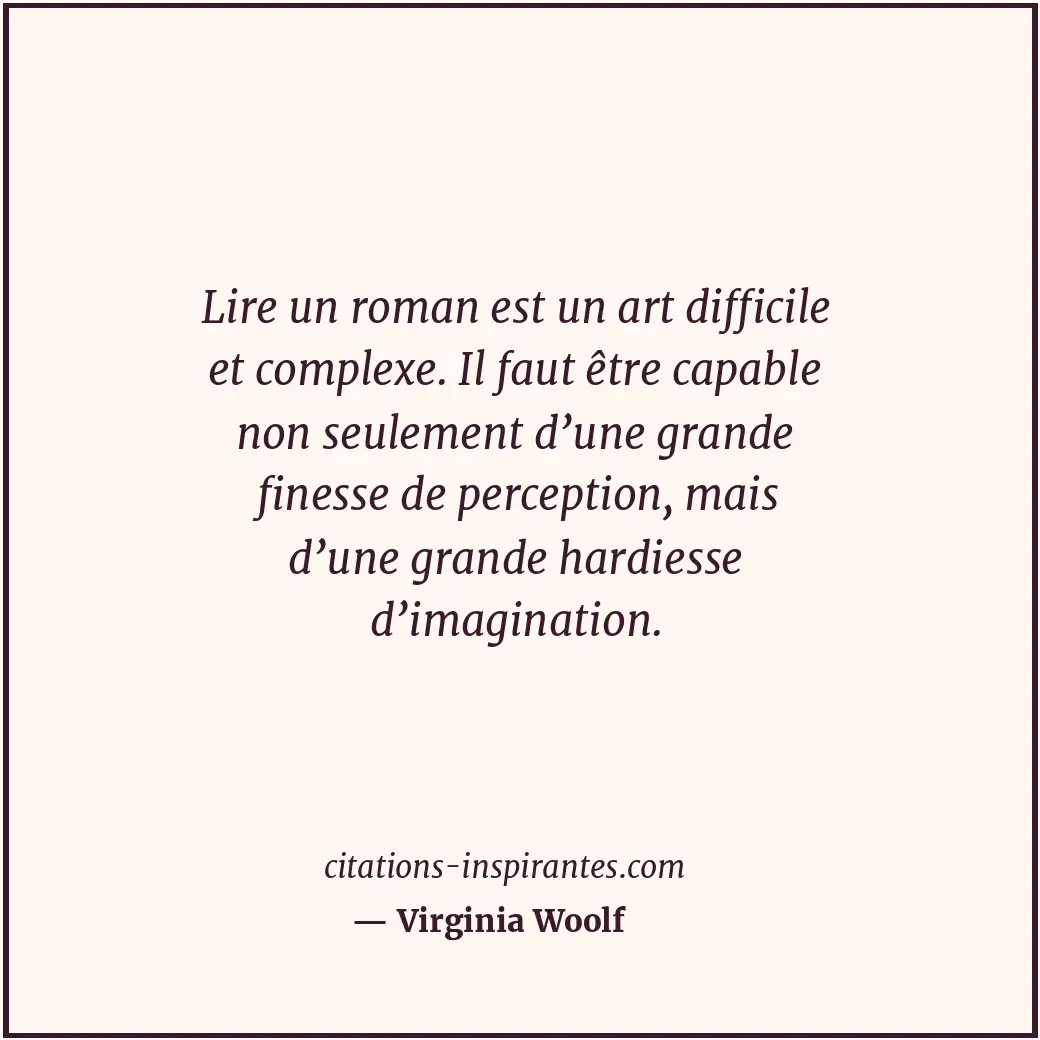 Citation de Virginia Woolf