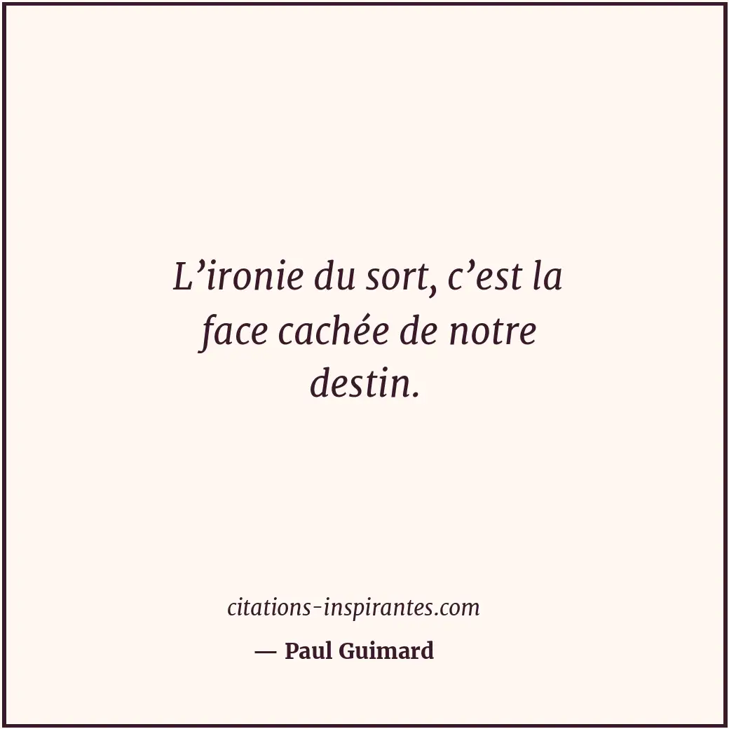 Citation de Paul Guimard