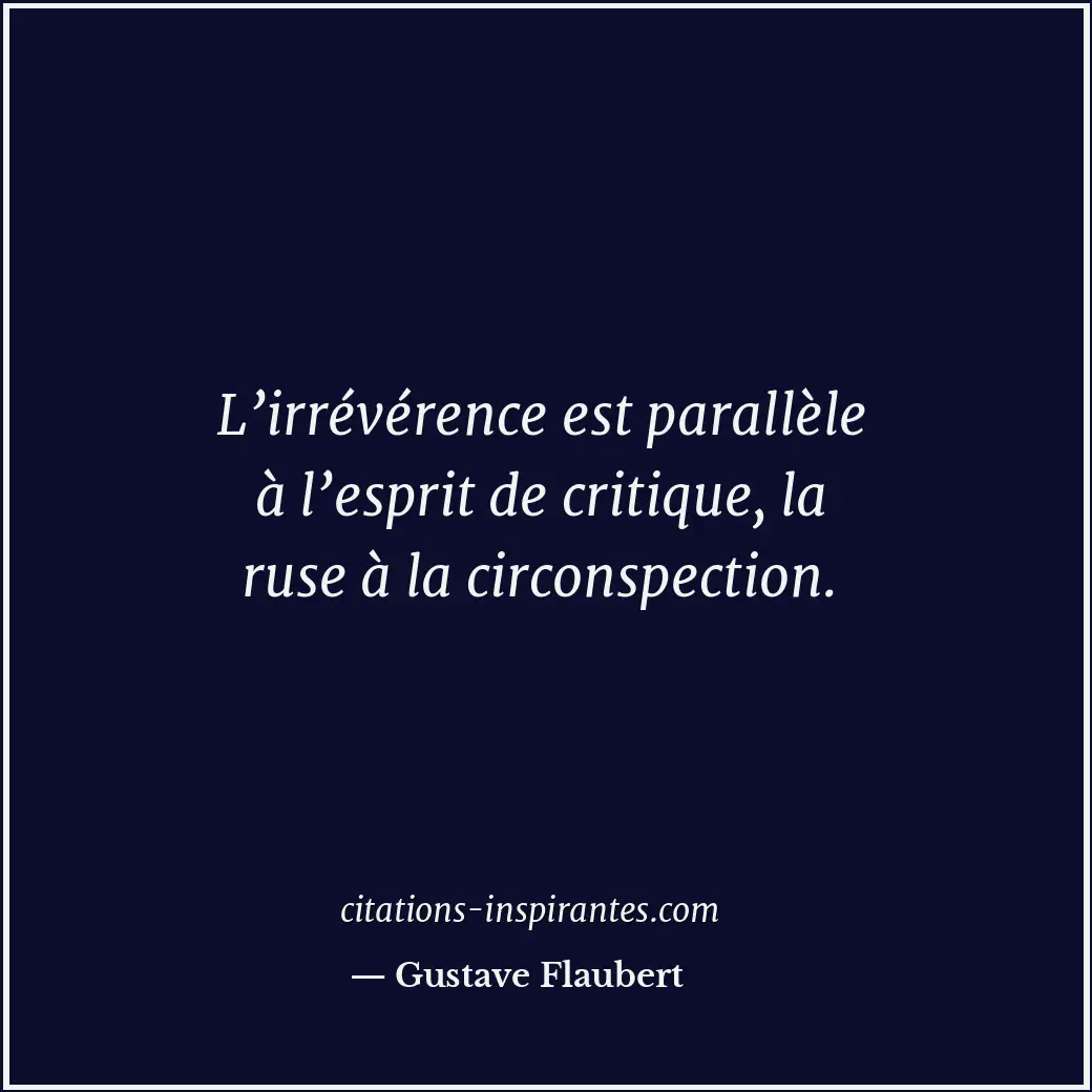 Citation de Gustave Flaubert