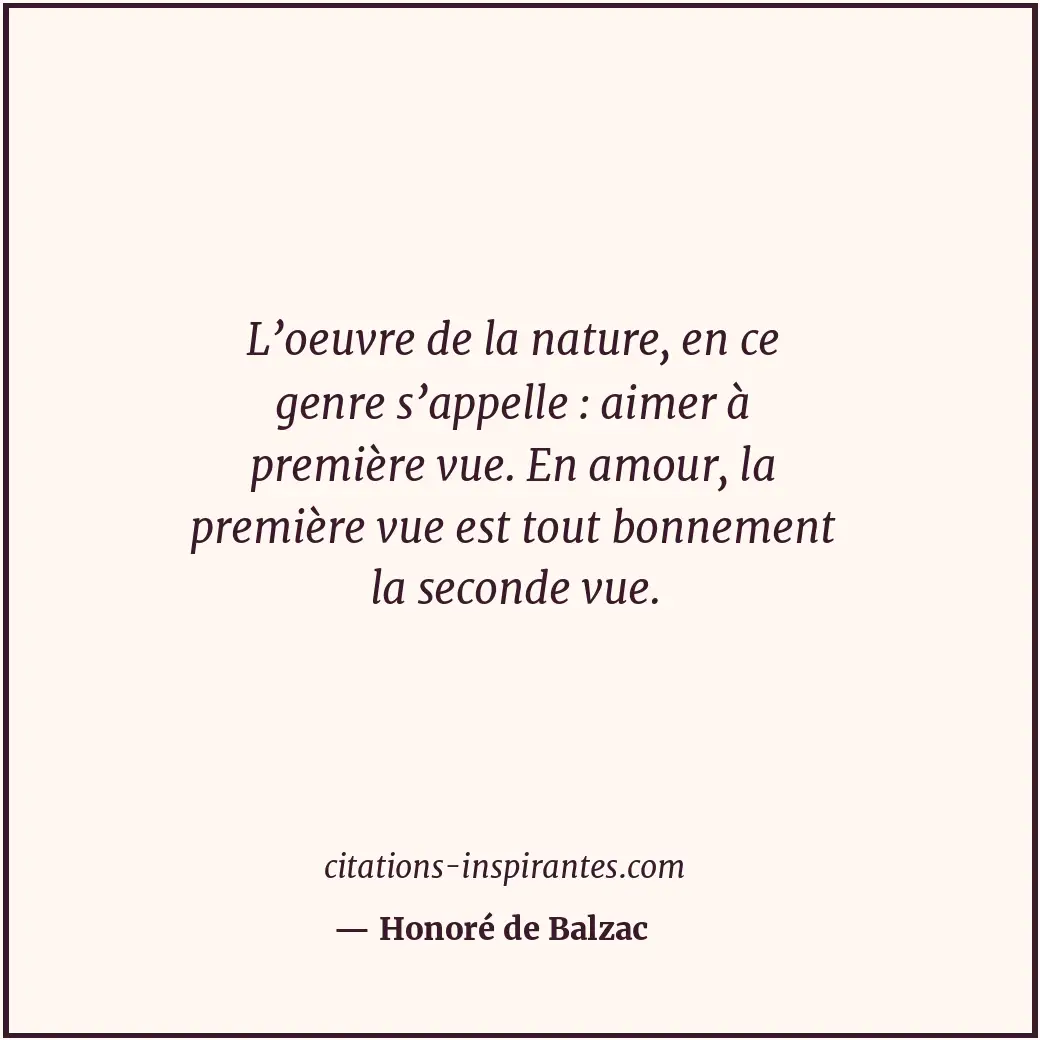 Citation de Honoré de Balzac