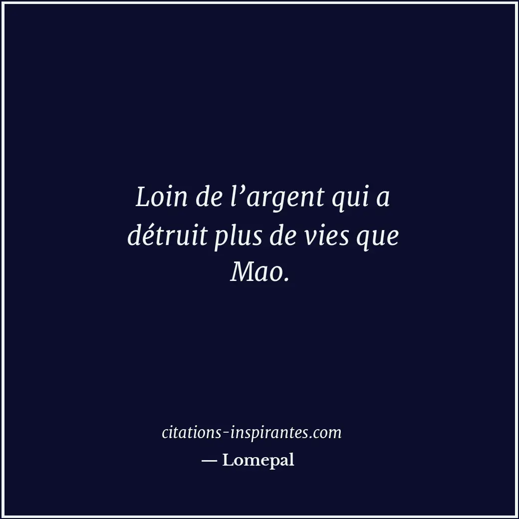 Citation de Lomepal