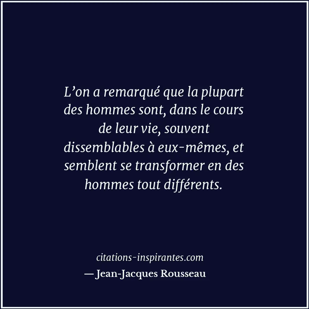 Citation de Jean-Jacques Rousseau