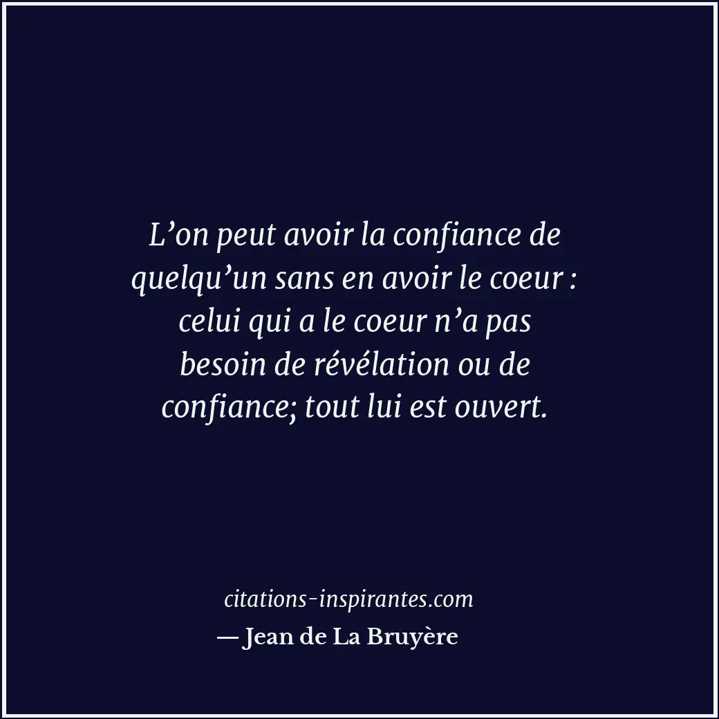 Citation de Jean de La Bruyère