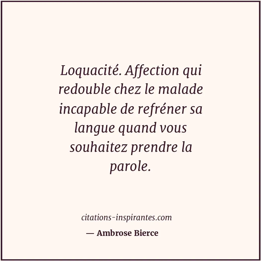 Citation de Ambrose Bierce