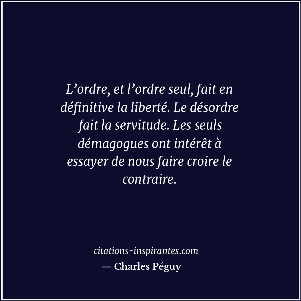 Citation de Charles Péguy