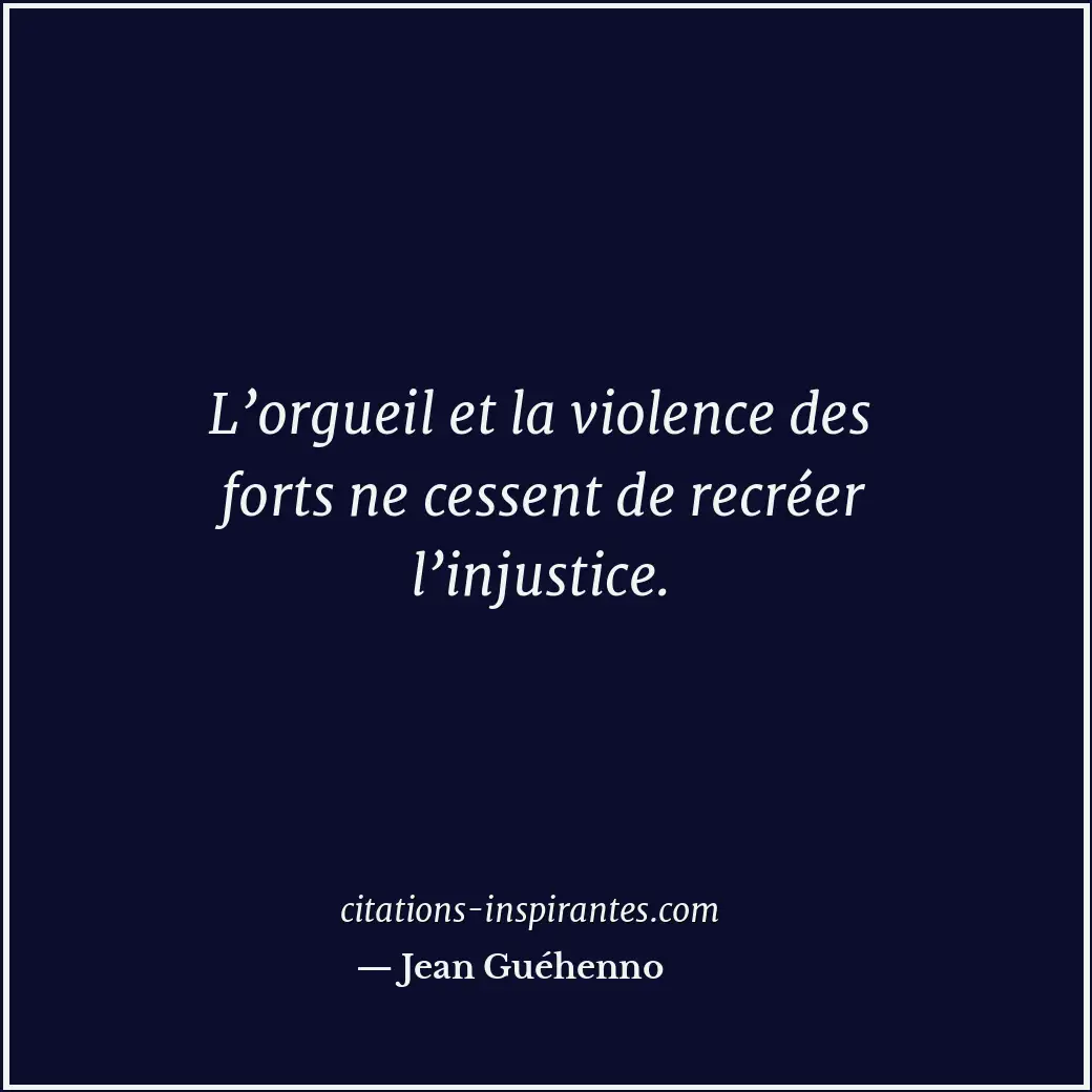 Citation de Jean Guéhenno