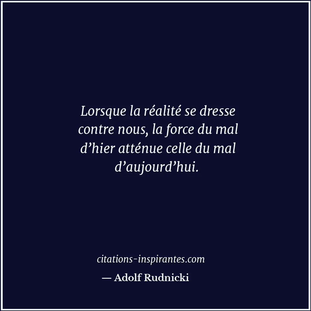 Citation de Adolf Rudnicki