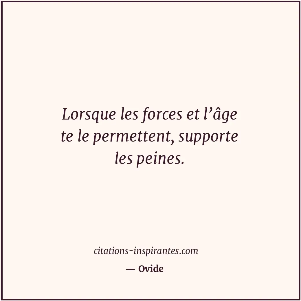 Citation de Ovide
