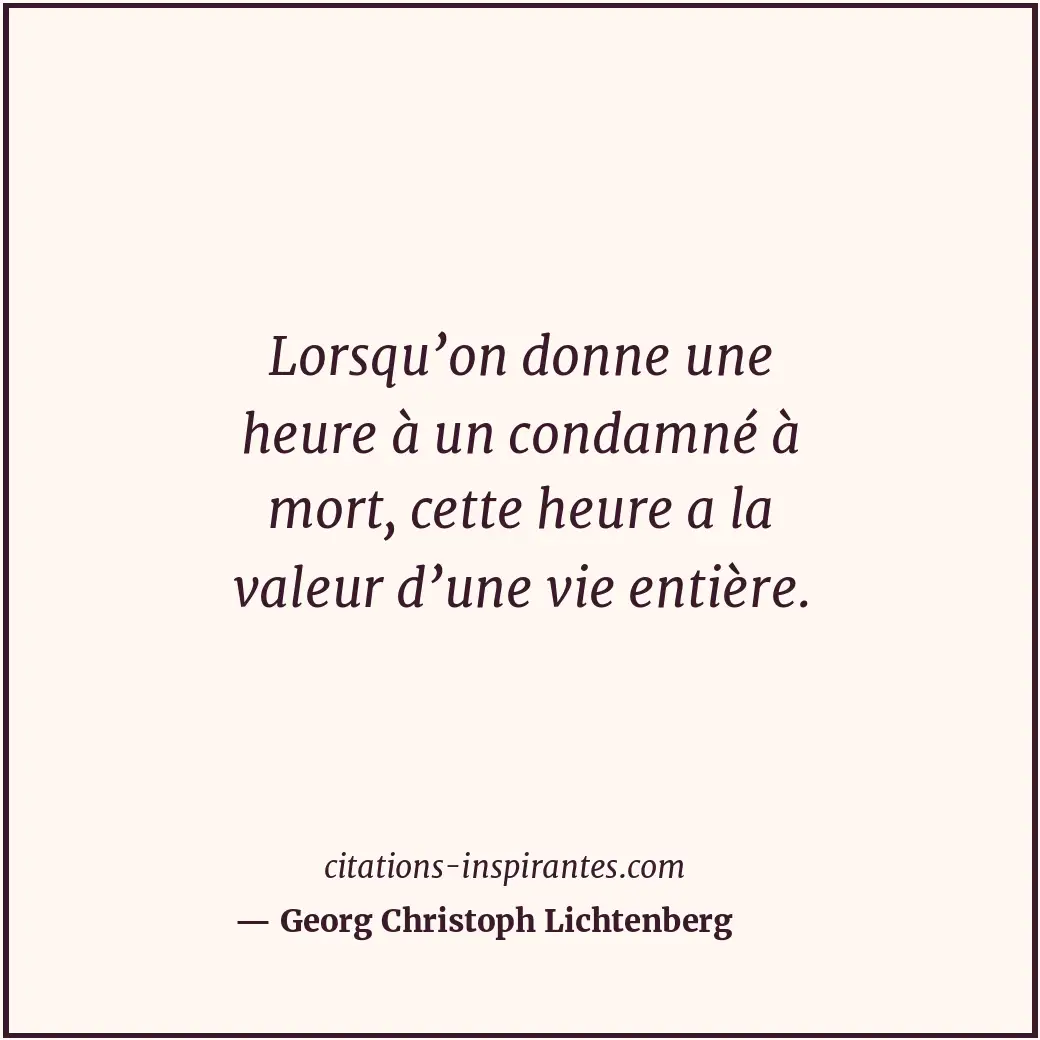Citation de Georg Christoph Lichtenberg