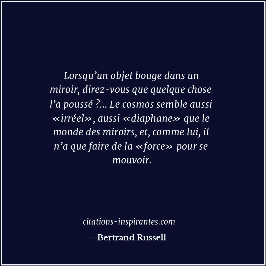 Citation de Bertrand Russell