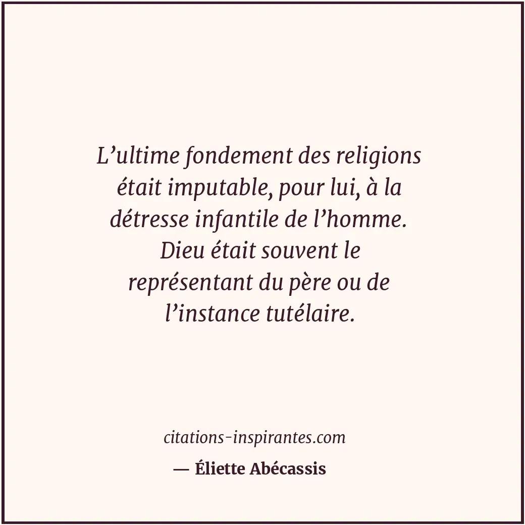 Citation de Éliette Abécassis