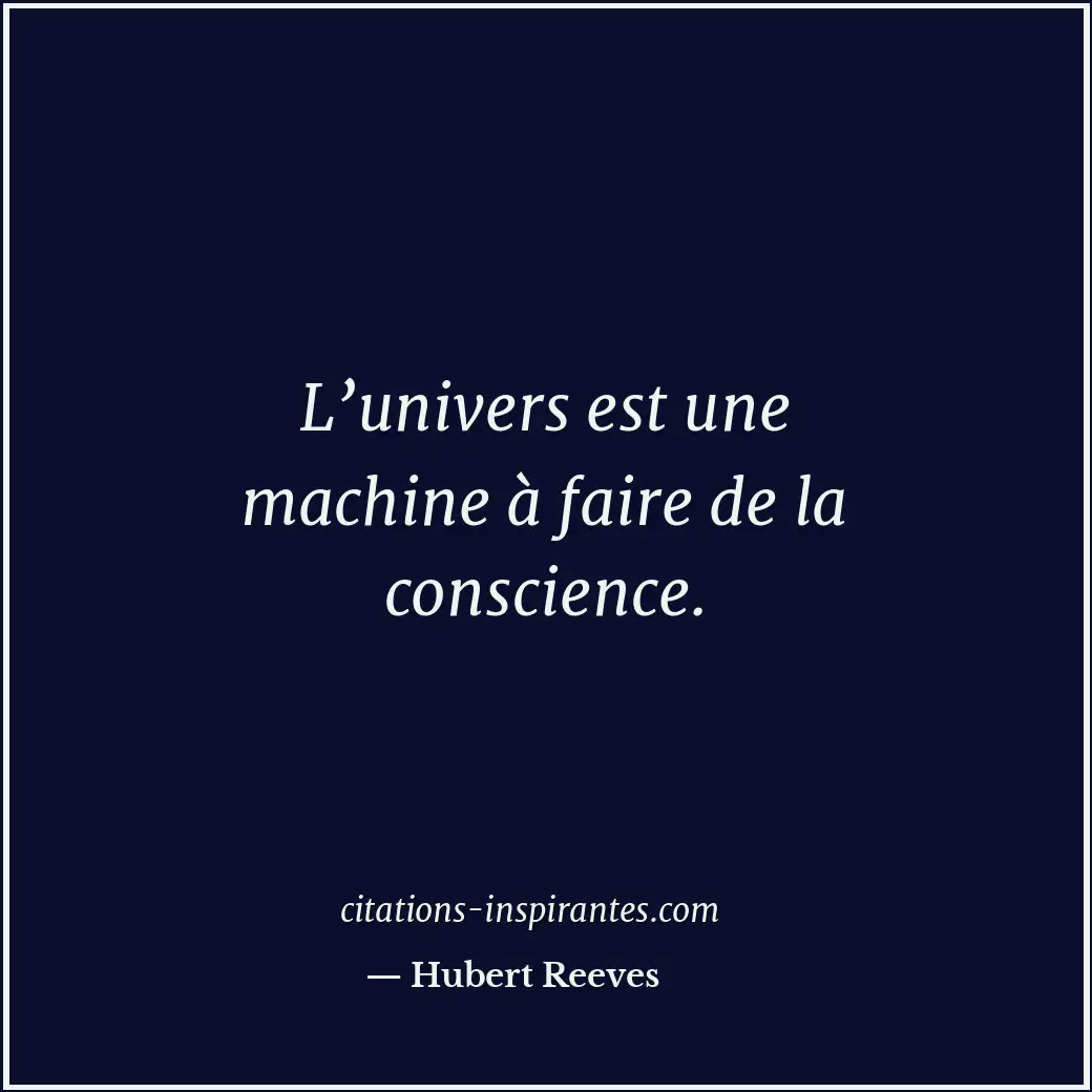 Citation de Hubert Reeves