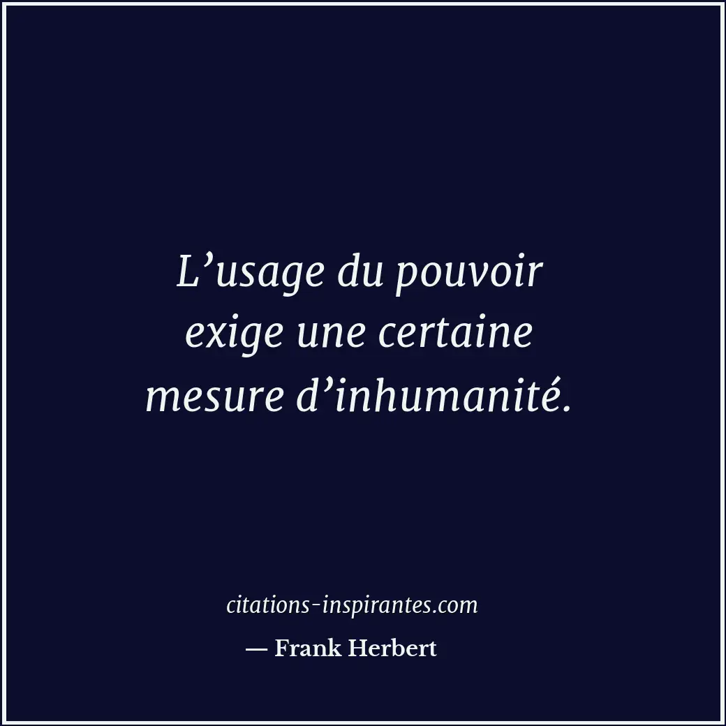 Citation de Frank Herbert