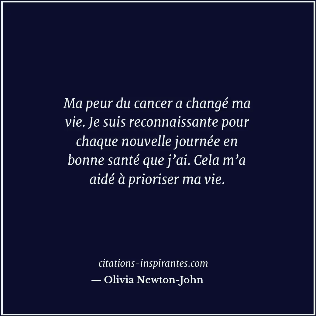 Citation de Olivia Newton-John