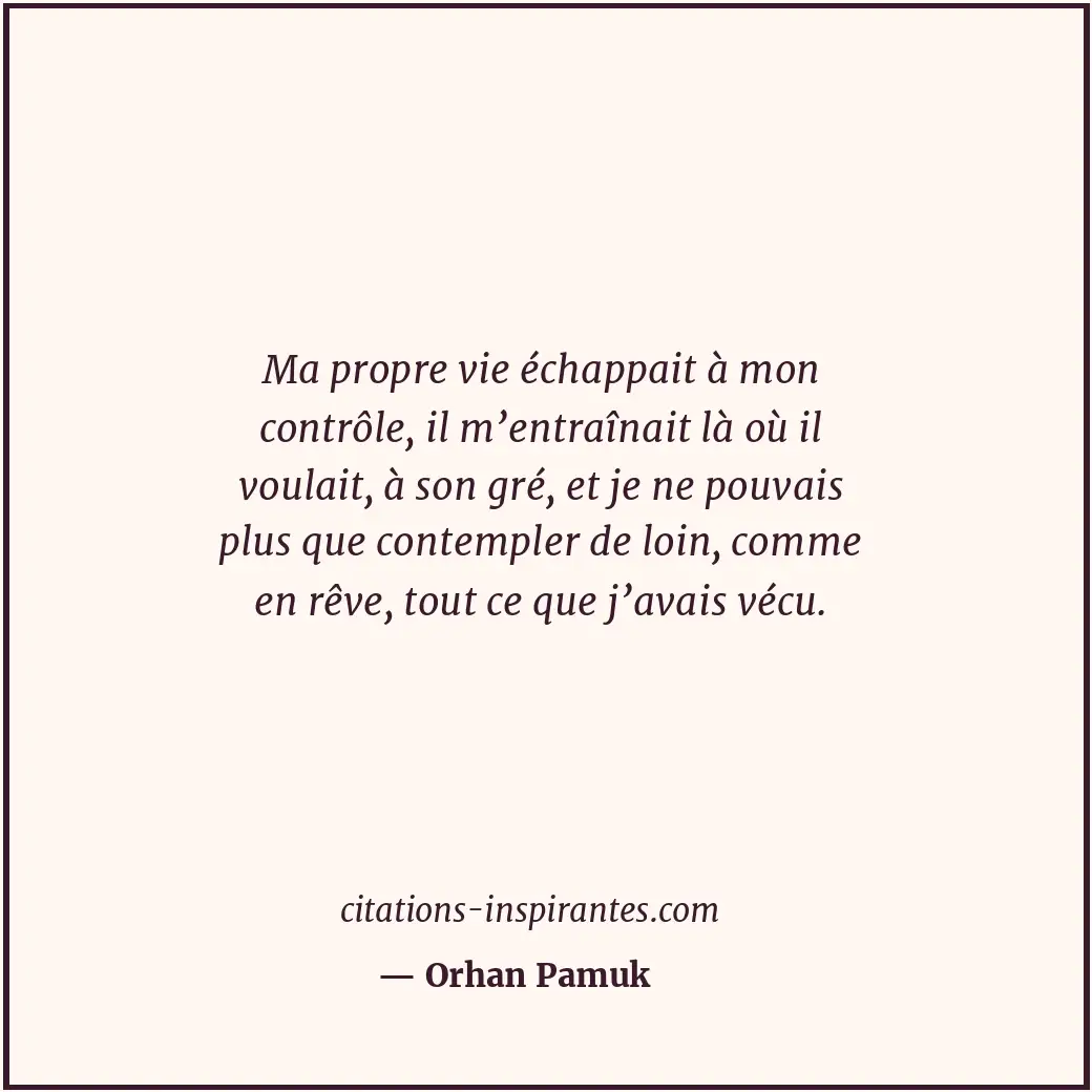 Citation de Orhan Pamuk