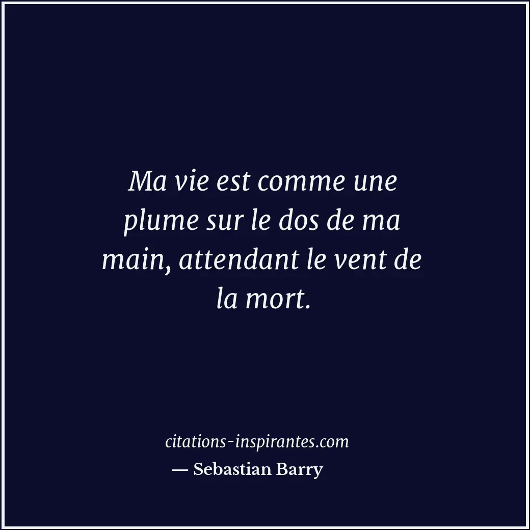 Citation de Sebastian Barry