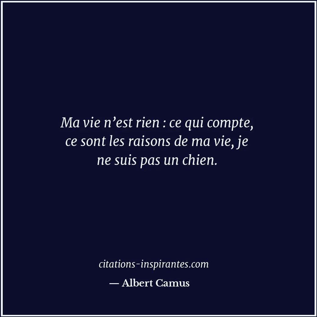Citation de Albert Camus