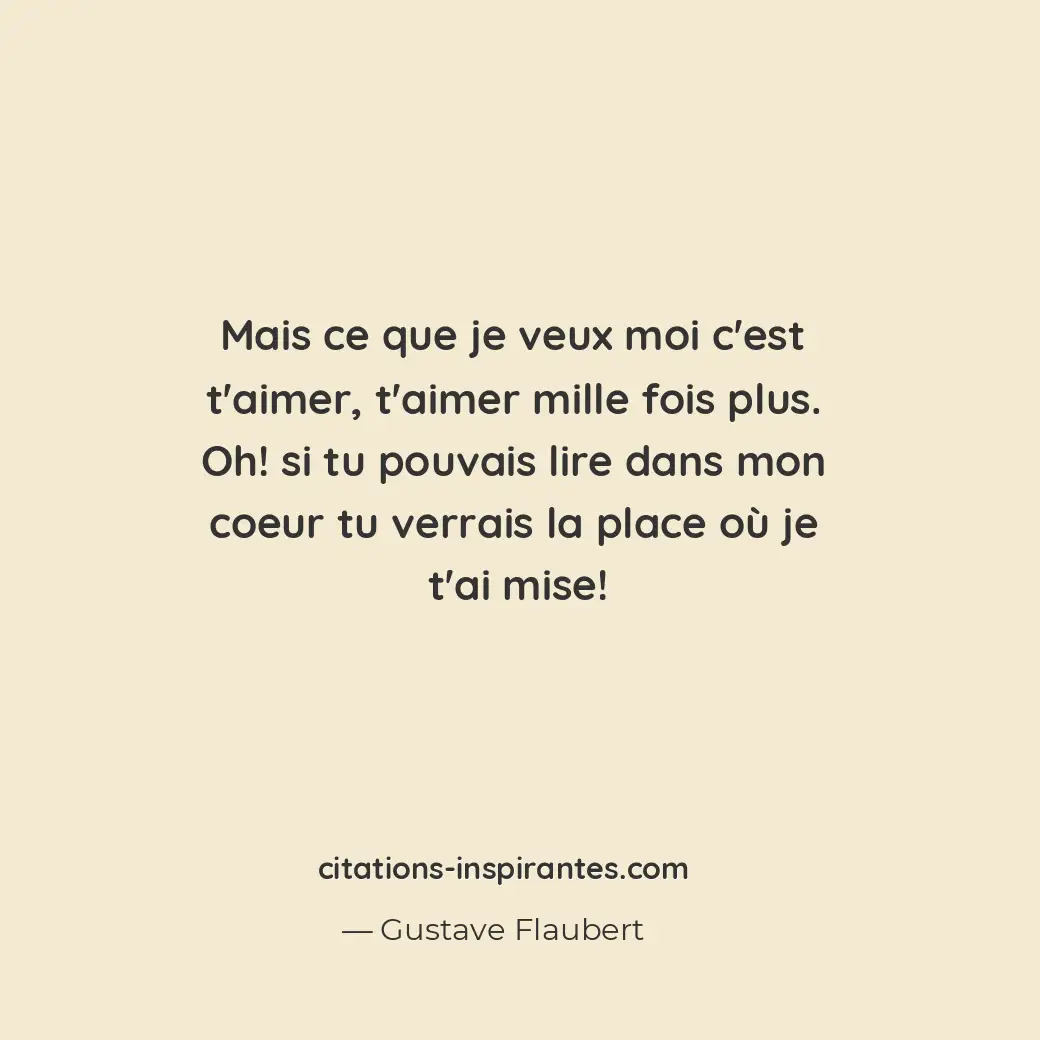 Citation de Gustave Flaubert