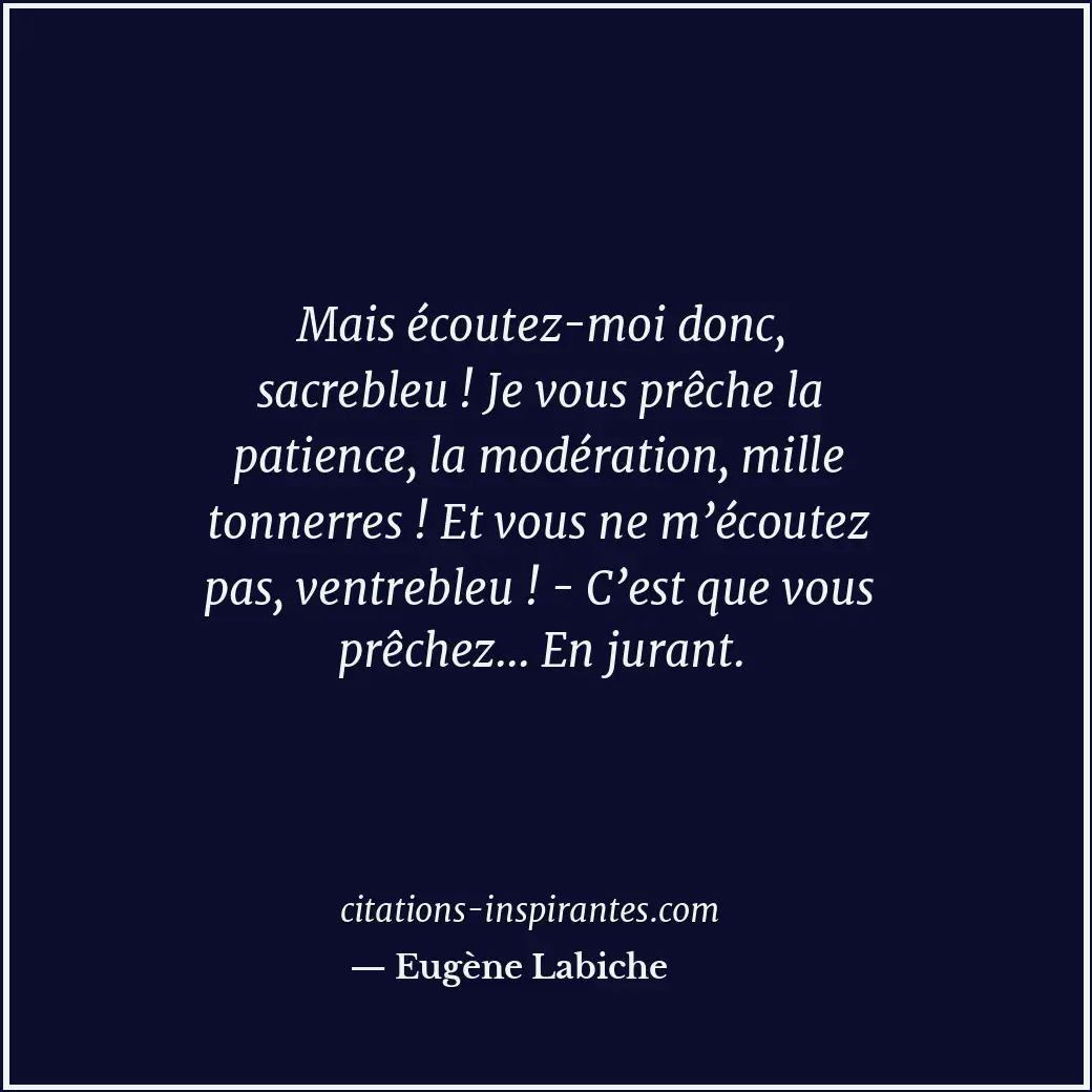 Citation de Eugène Labiche