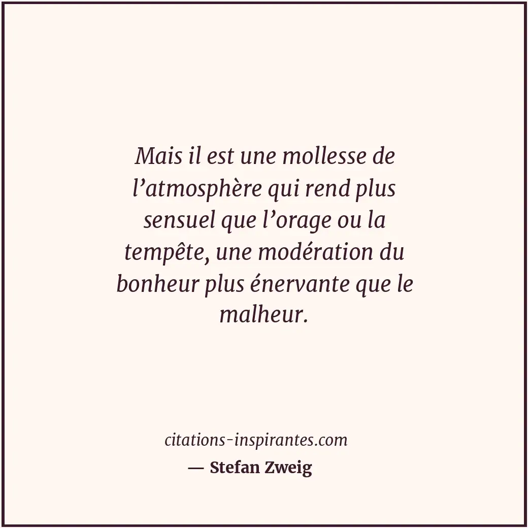 Citation de Stefan Zweig