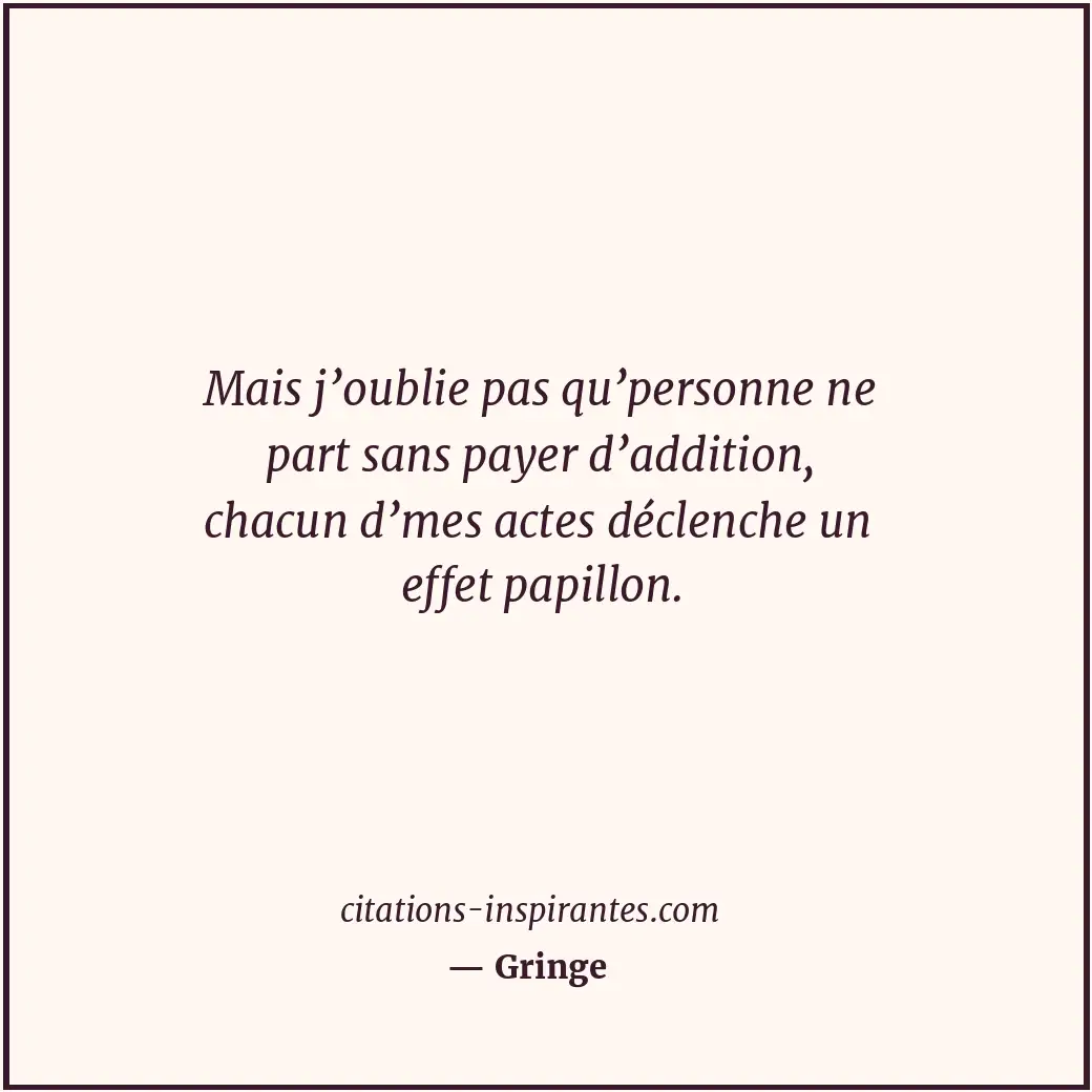 Citation de Gringe