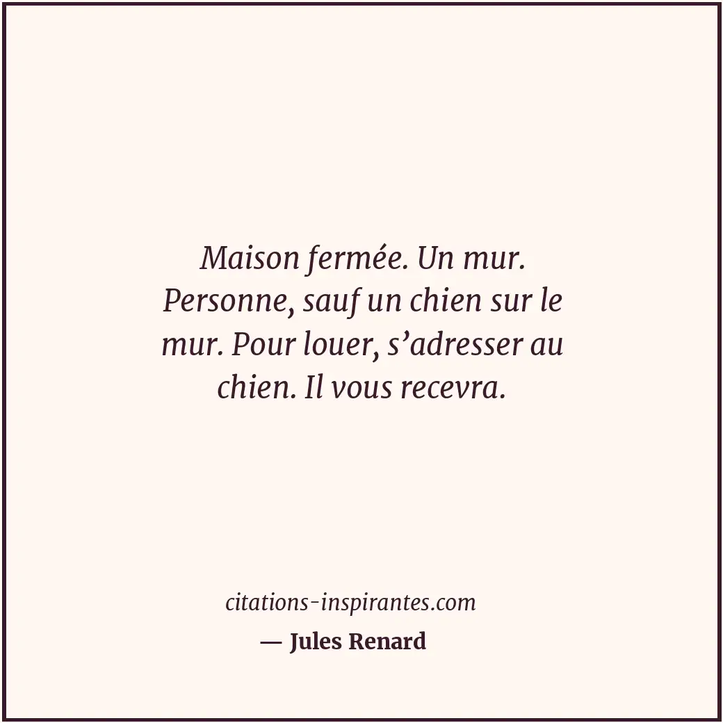 Citation de Jules Renard