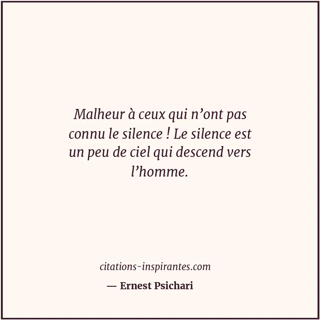 Citation de Ernest Psichari