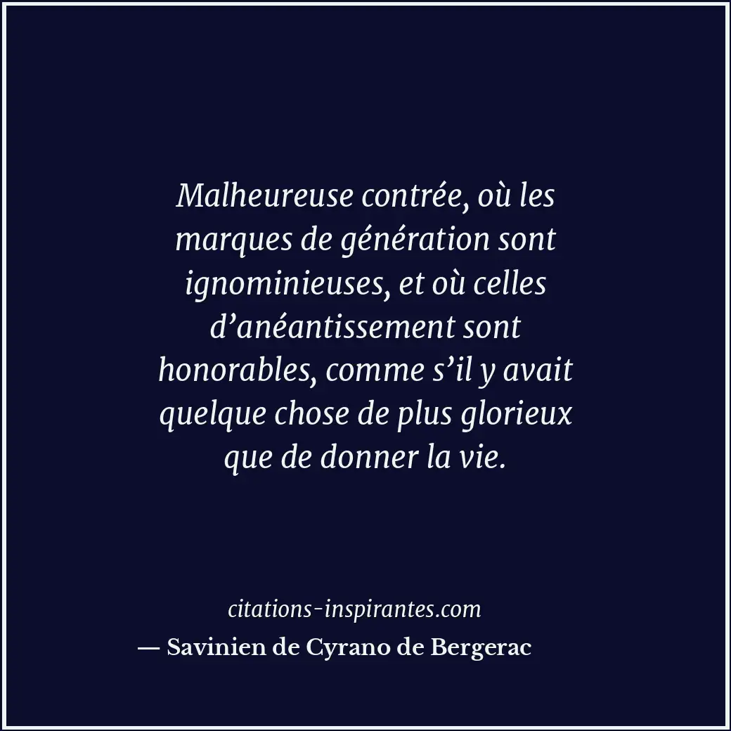 Citation de Savinien de Cyrano de Bergerac