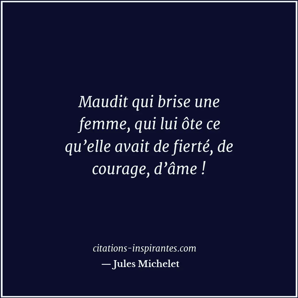 Citation de Jules Michelet
