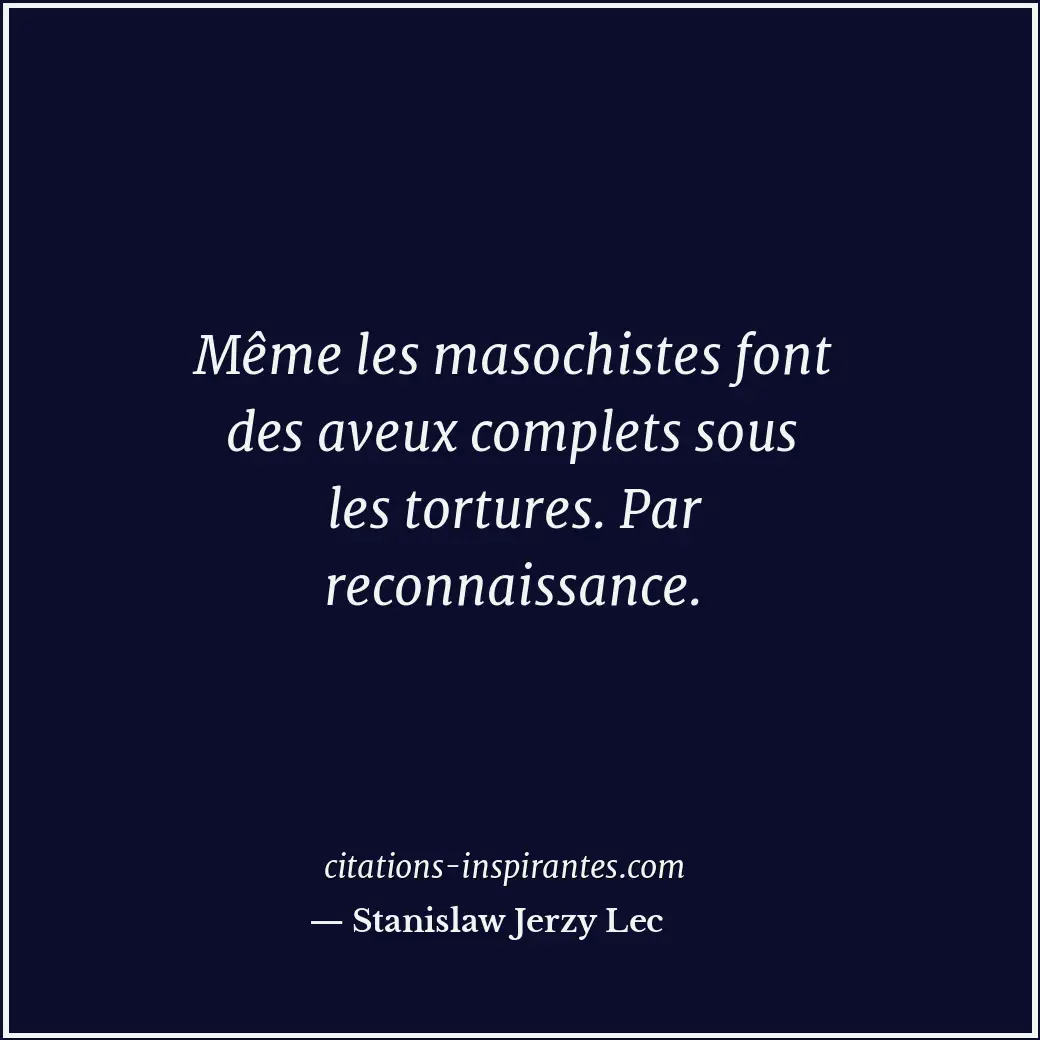 Citation de Stanislaw Jerzy Lec