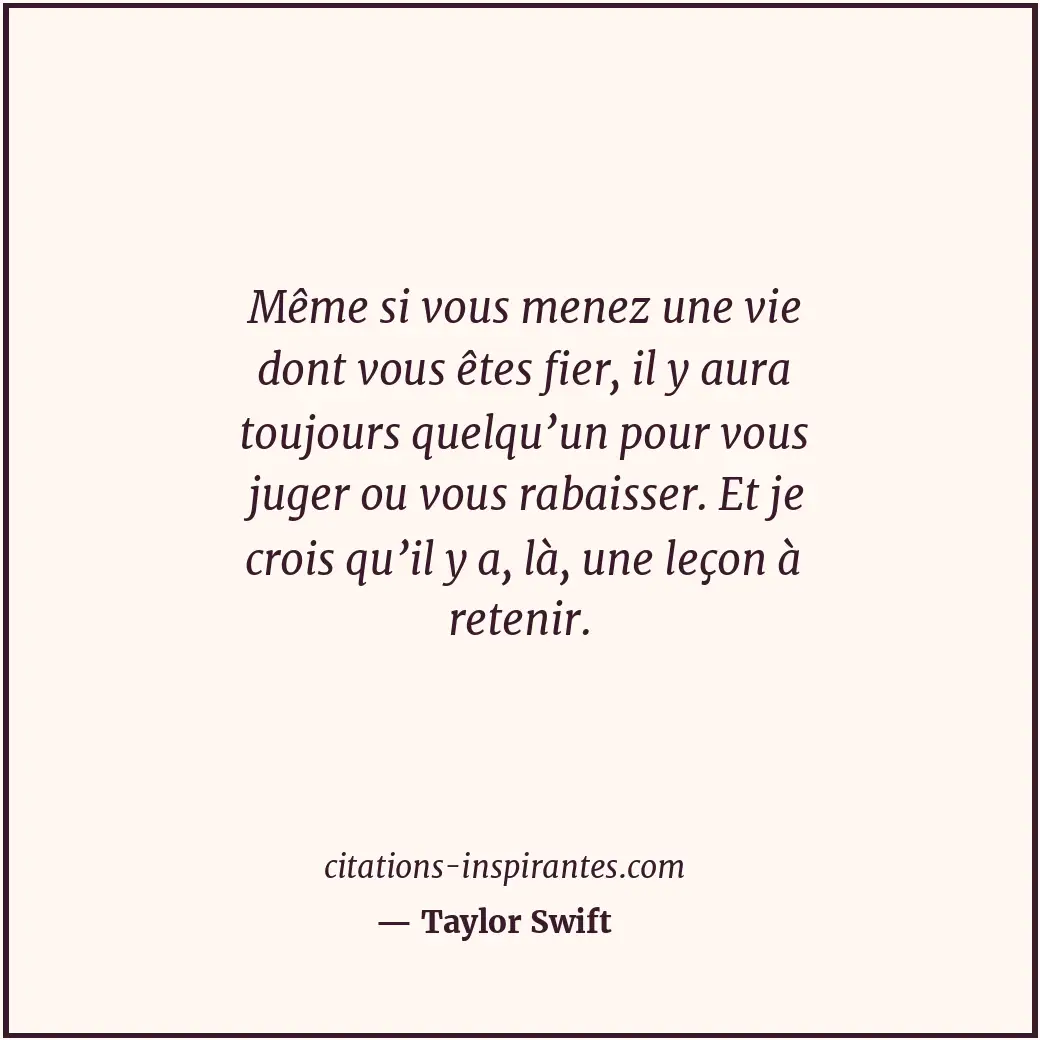 Citation de Taylor Swift