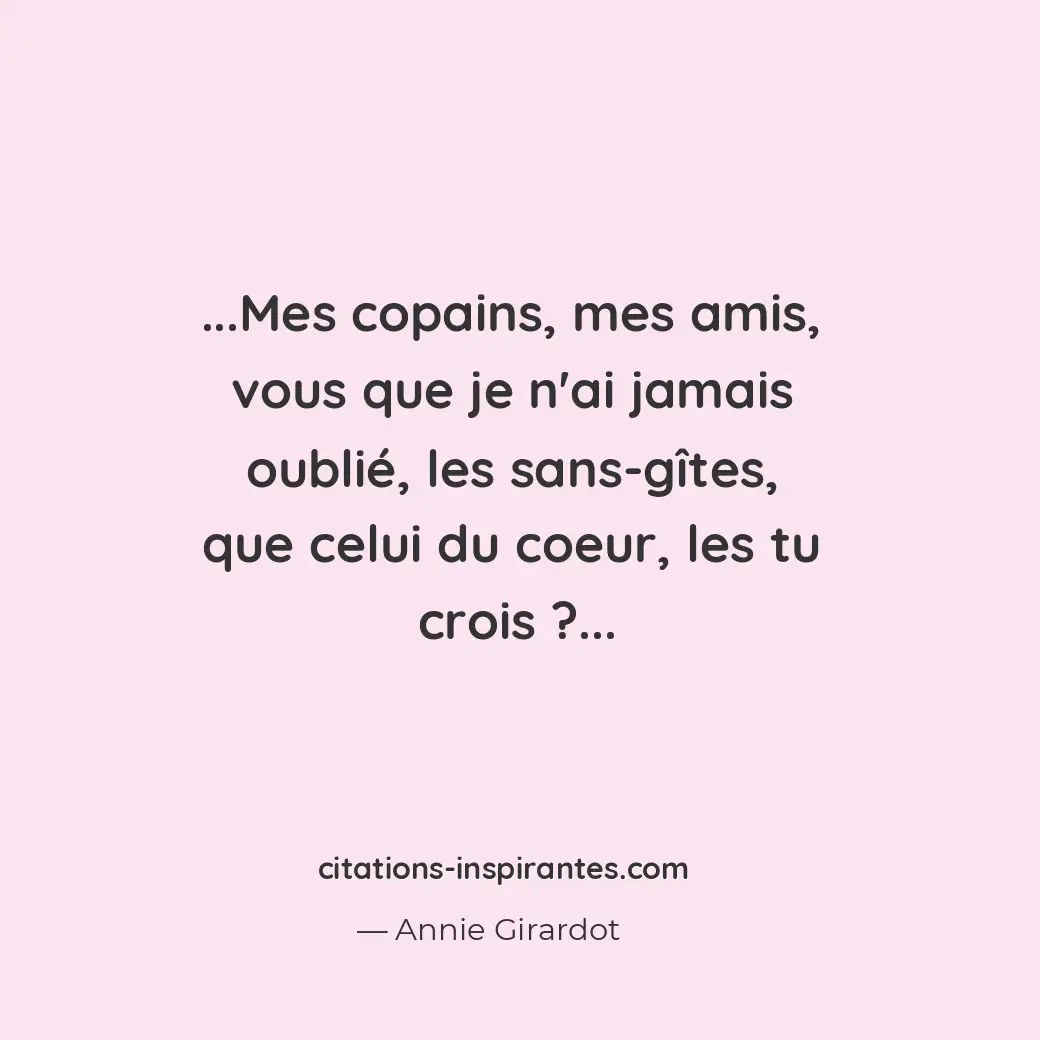 Citation de Annie Girardot