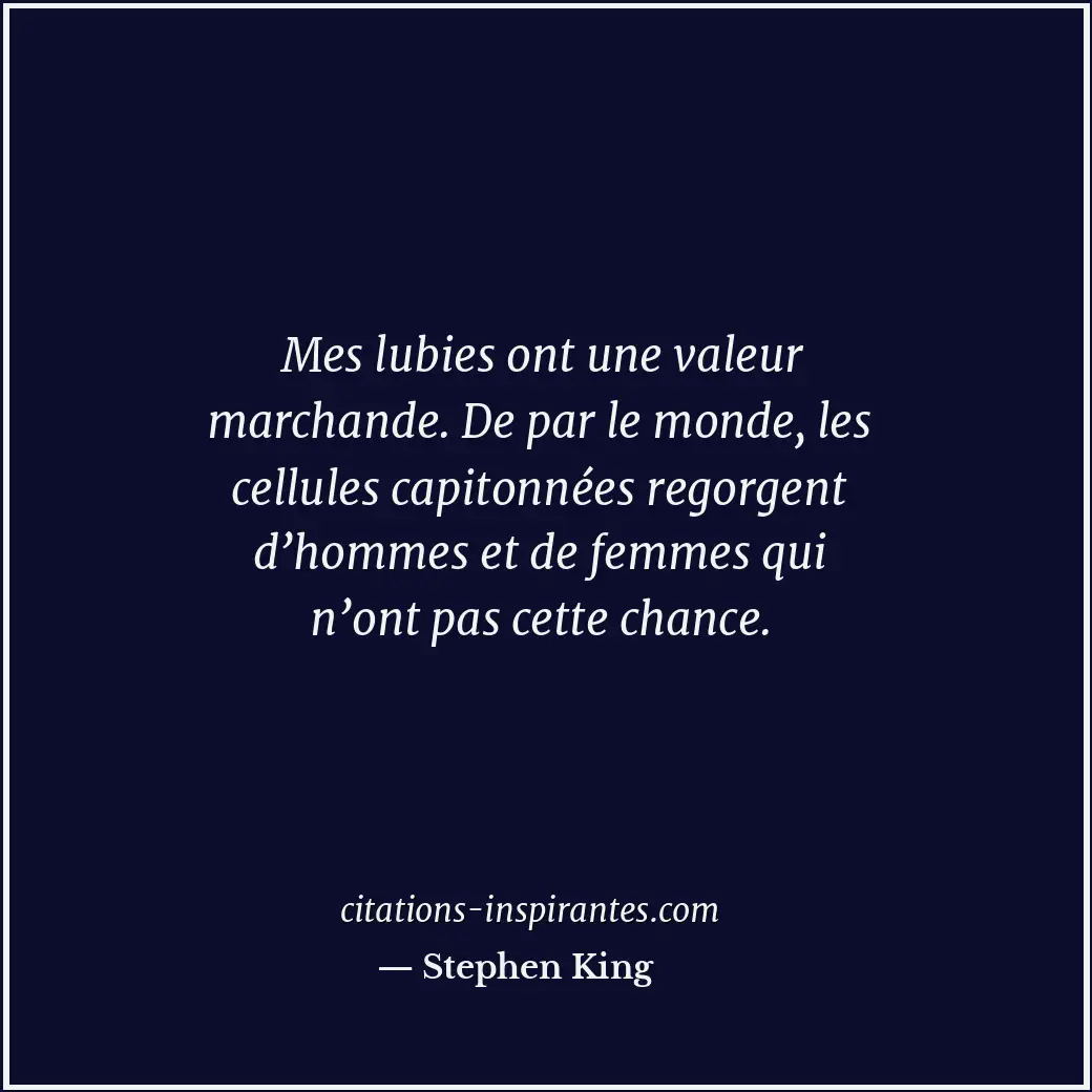 Citation de Stephen King