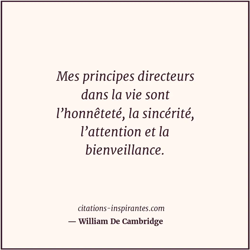 Citation de William De Cambridge