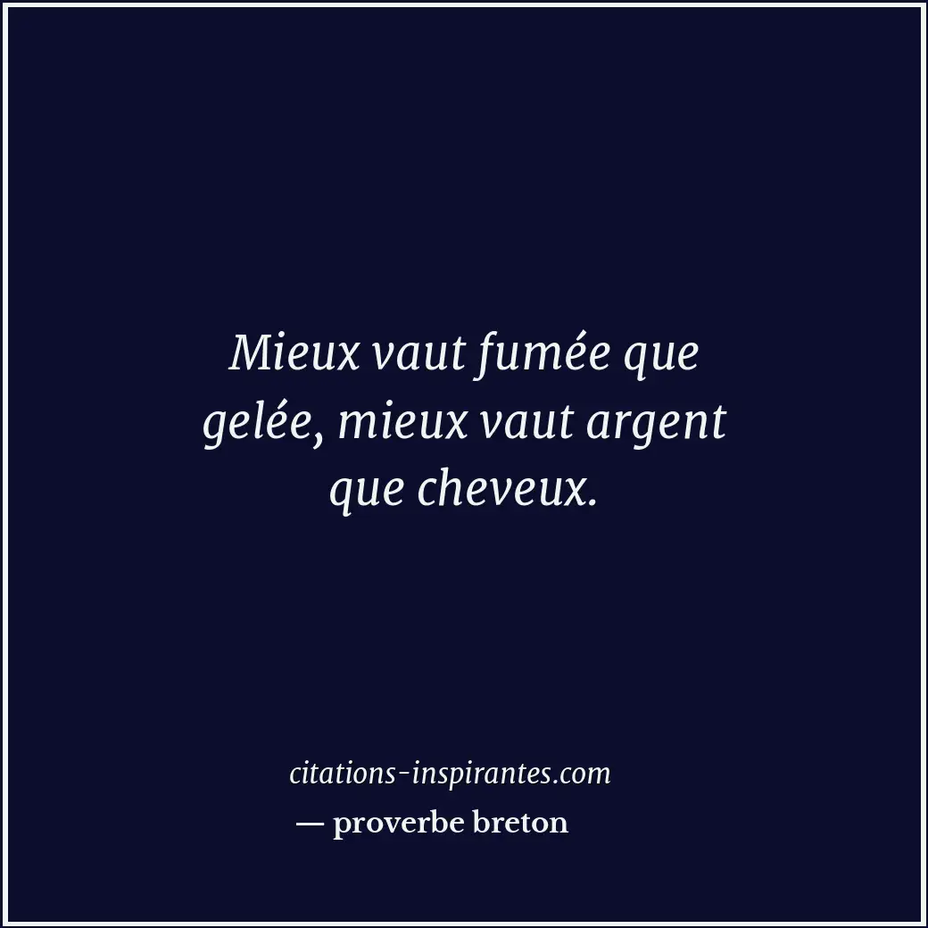 Citation de proverbe breton