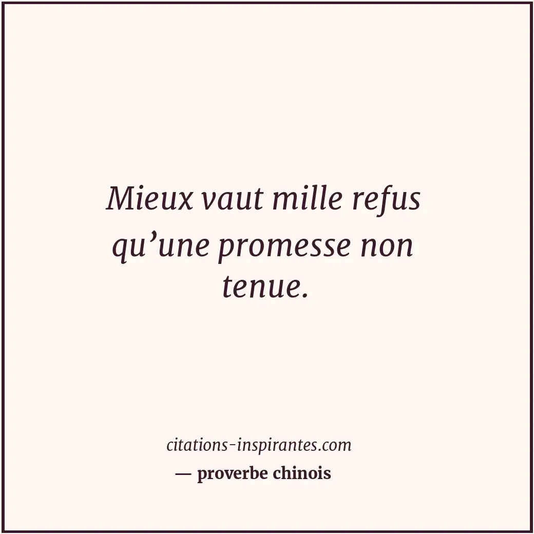 Citation de proverbe chinois