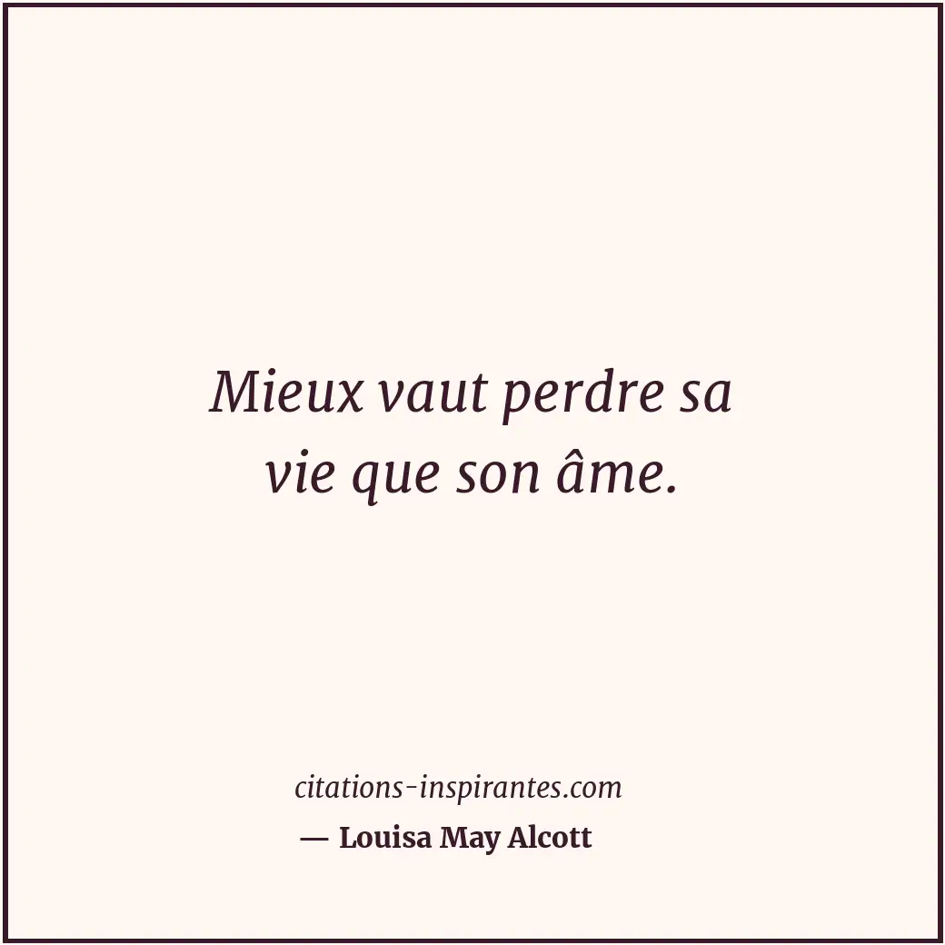 Citation de Louisa May Alcott