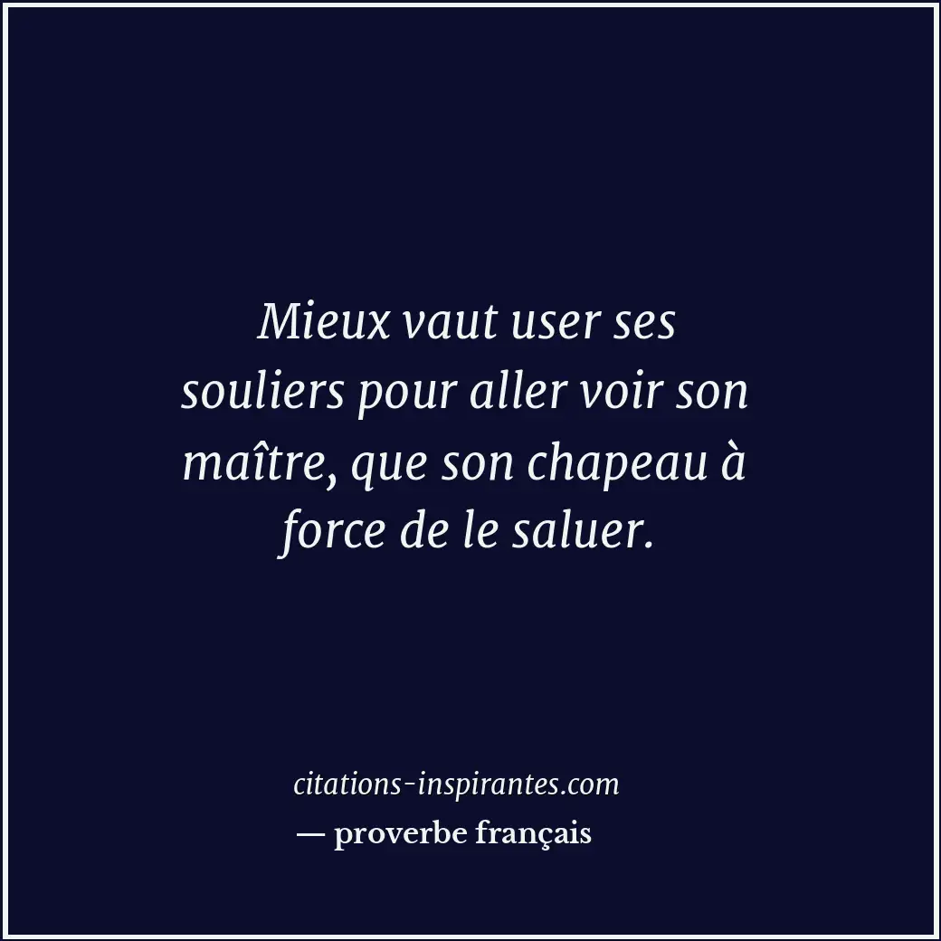 Citation de proverbe français