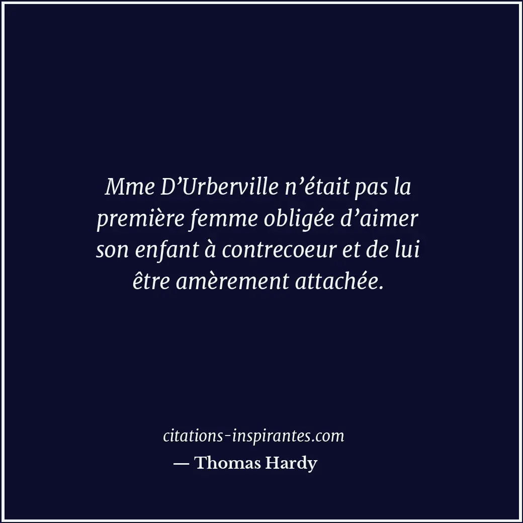 Citation de Thomas Hardy