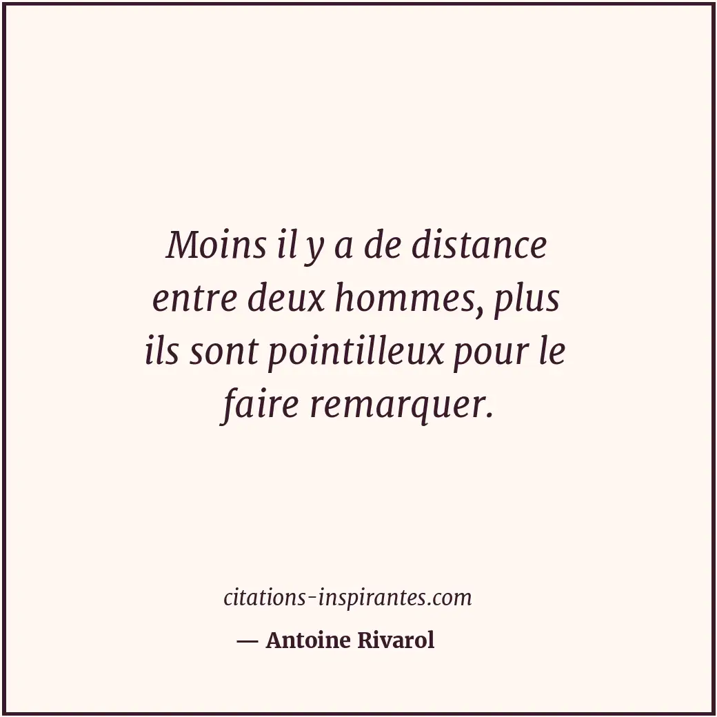 Citation de Antoine Rivarol