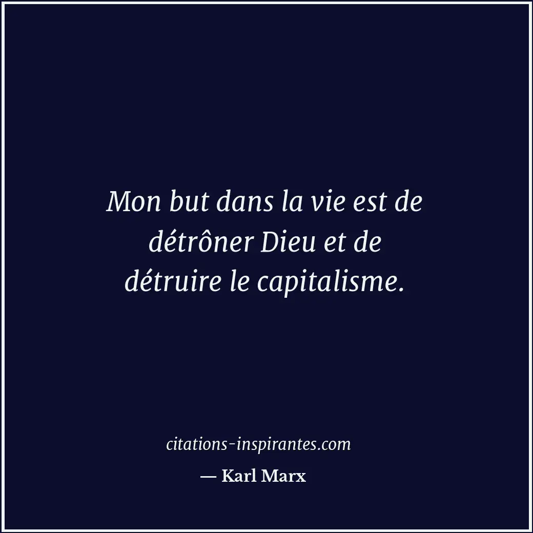 Citation de Karl Marx