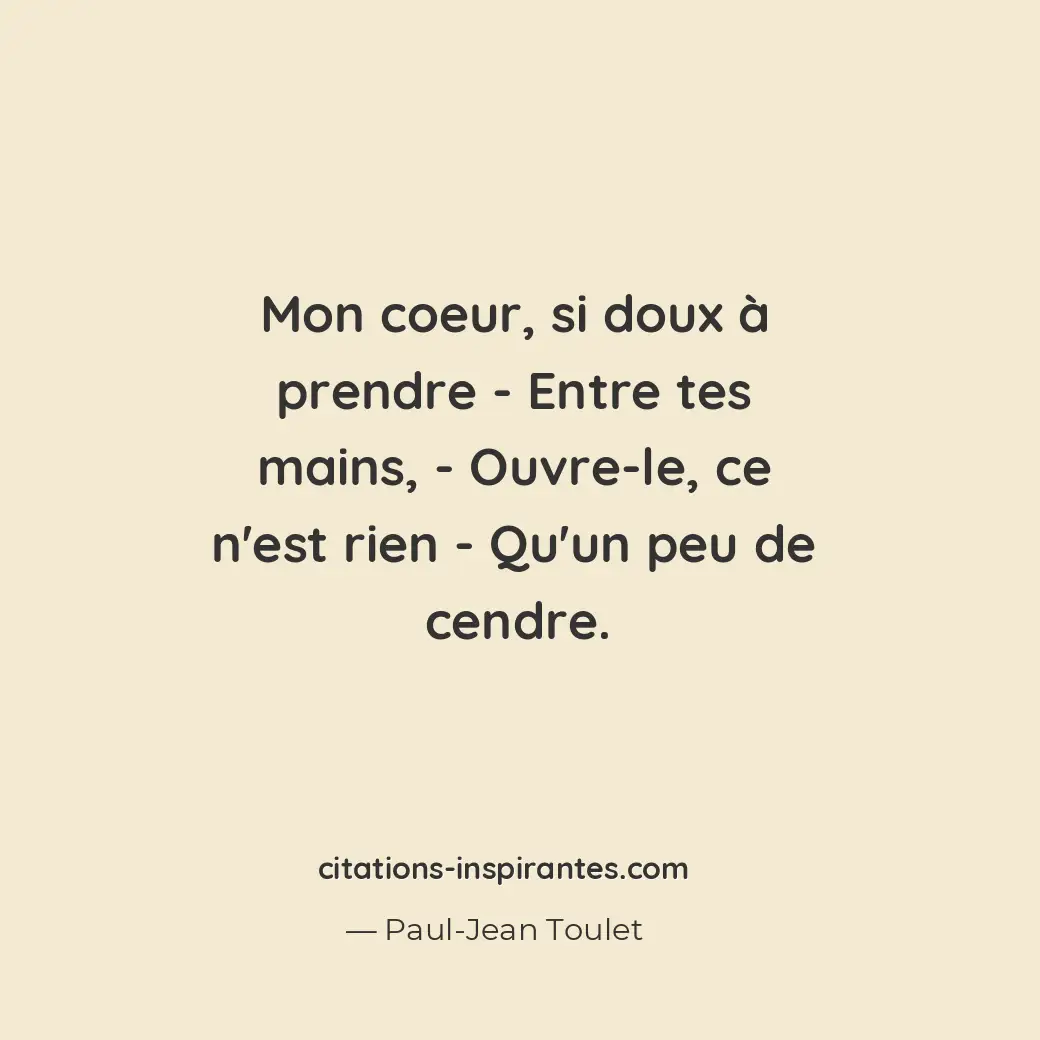 Citation de Paul-Jean Toulet