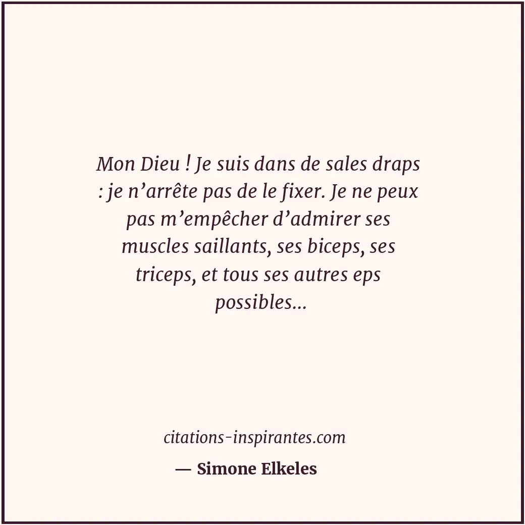 Citation de Simone Elkeles